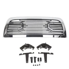Big Horn Chrome Packaged Grille+Replacement Shell For Ram 2500 3500 10-18