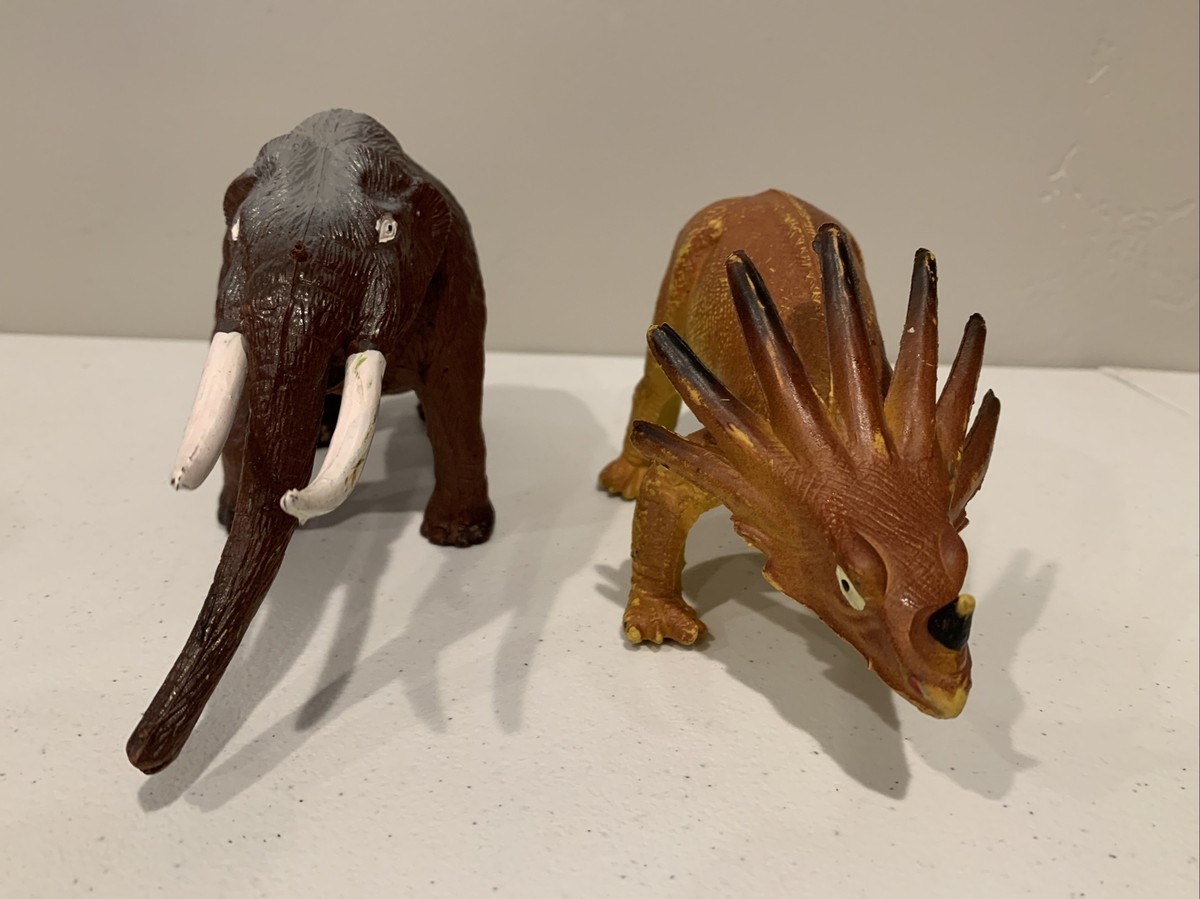 Vintage 1989 Imperial Toys Rubber Wooly Mammoth Mastodon