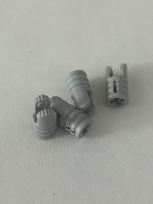 LEGO Part 30553 (4pcs) 1x2 Hinge Cylinder w/2 Fingers & Axle Hole