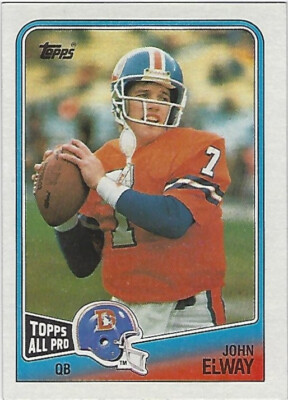 1988 TOPPS - JOHN ELWAY - # 23 - DENVER BRONCOS