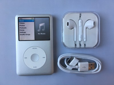 【動作品】Apple iPod classic 120GB Apple iPod classic 7th Generation Silver (120 GB) for sale