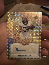 Kendre Miller 2024 Mosaic Football Scripts Prizm Auto SC-SMI New Orleans Saints