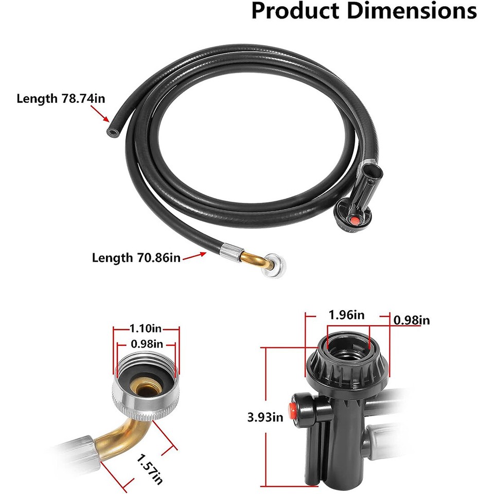 Drain Hose Coupler Unicouple Assembly WD24X10066 for GE Dishwasher