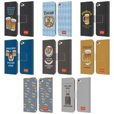 OFFICIAL emoji OKTOBERFEST LEATHER BOOK CASE FOR APPLE iPOD TOUCH MP3