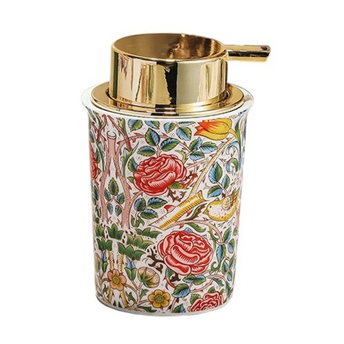 Vintage Ceramic Foam Soap Dispenser Luxury Hand Soap Pump Bottle Club - Picture 13 of 22