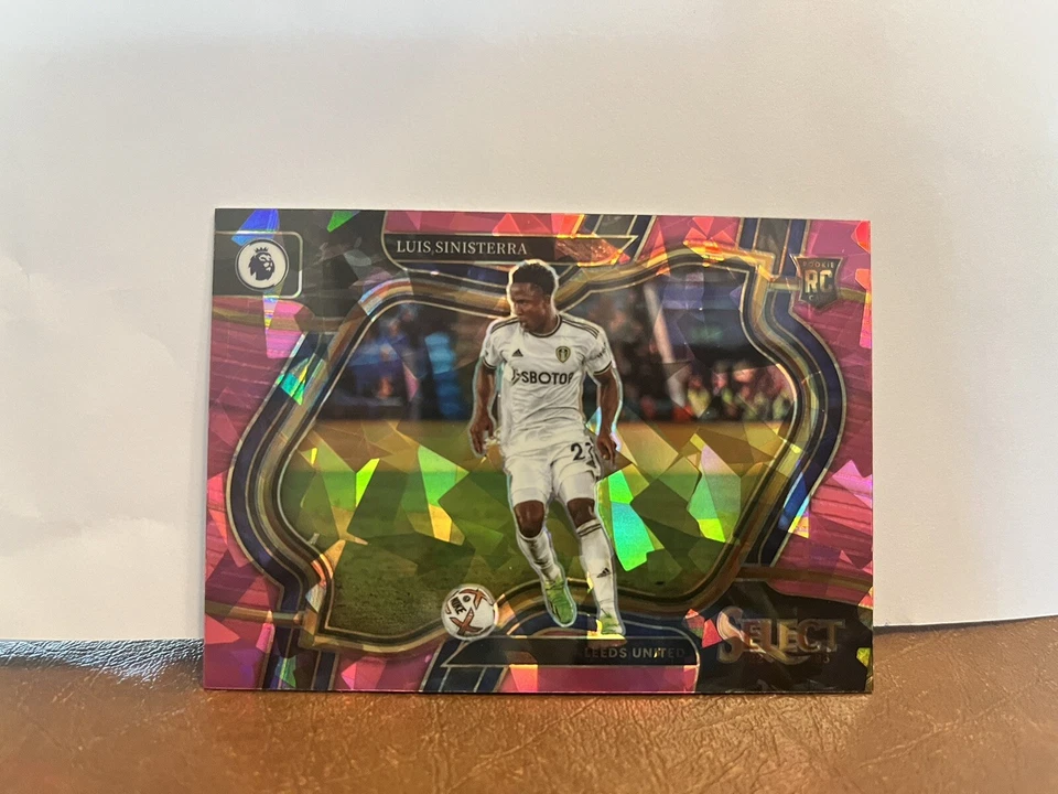 2022-23 Select EPL LUIS SINISTERRA #210 FIELD Level PINK ICE PRIZM RC SSP Leeds - Image 2 of 3