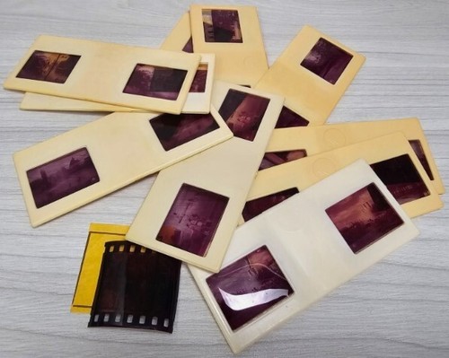 Vintage Soviet Photo Slides 1980s-90s Amateur Film USSR Old 10 Pictures Lot - Picture 7 of 8