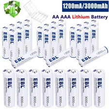 AA AAA Lithium Batteries 3000/1200mAh Non-rechargeable   Exp.2033 Lot