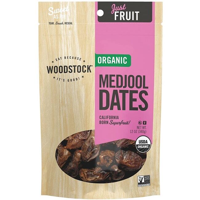 Woodstock Foods Органические финики Medjool, упаковка 12 унций