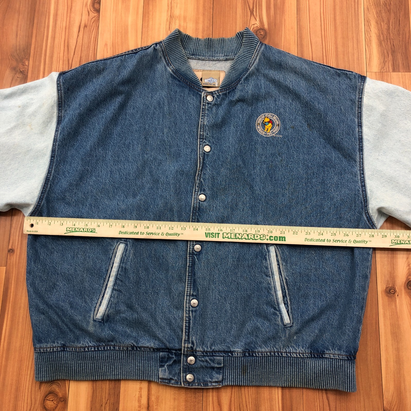 RARE ID Wear Blue Denim White River Canada Winnie The… Gem