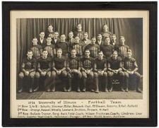 Team photograph 1924 University of Illinois Football Team