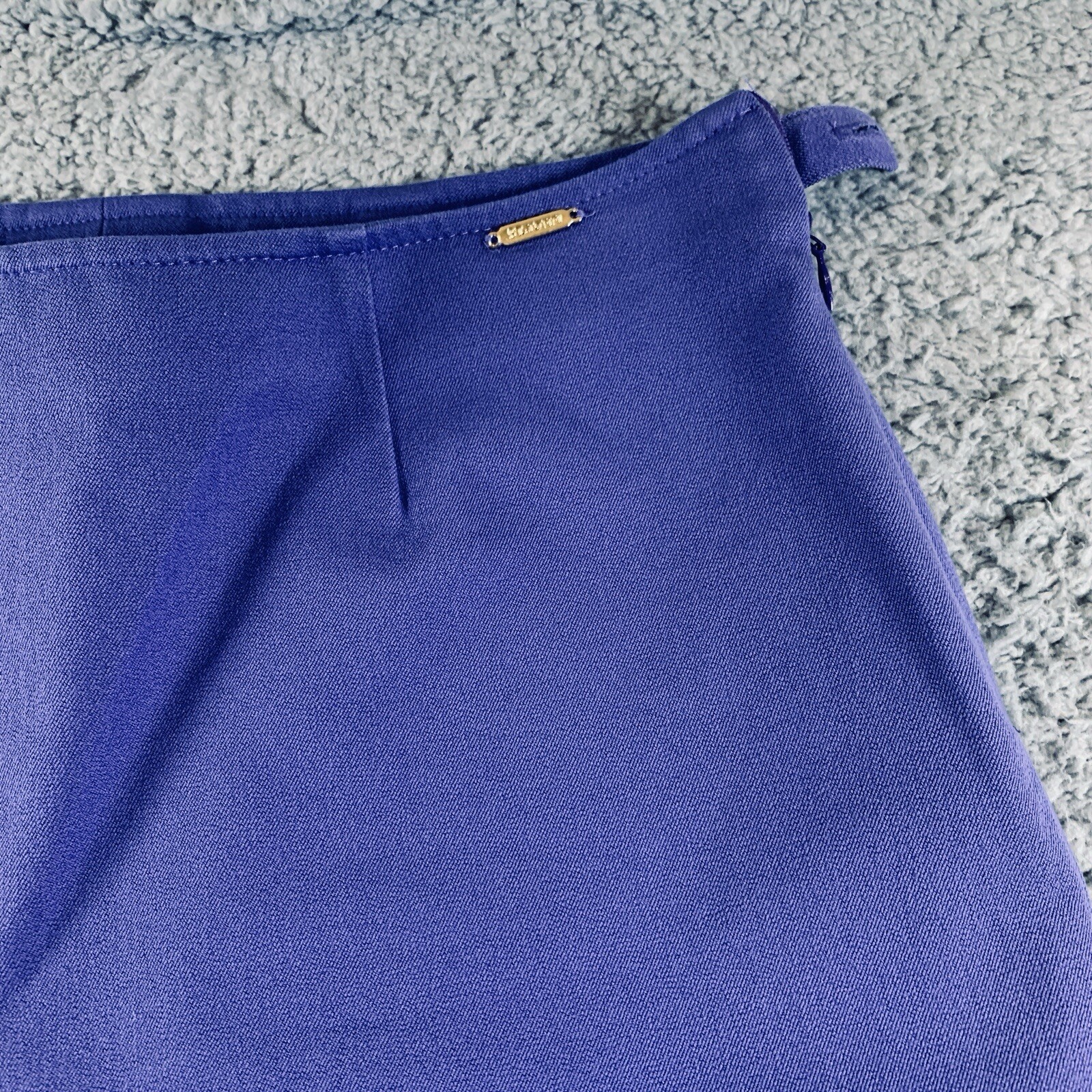 St. John Sport Essentials by Marie Cray Pants Women's 10 Crop Side Zip Purple thumbnail 4