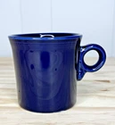 Fiestaware Coffee Tea Mug Cup Cobalt Blue Ring Handle Homer Laughlin Retired