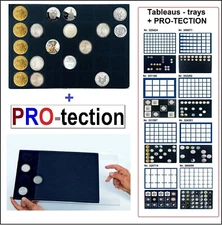 Lighthouse-331597-coin trays-35-compartment-39-mm-+-PRO-PROTECTION-protection slipcase