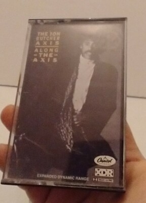 Jon Butcher Axis: Along the Axis Cassette Tape w/Case & Fold-Out Lyric Insert