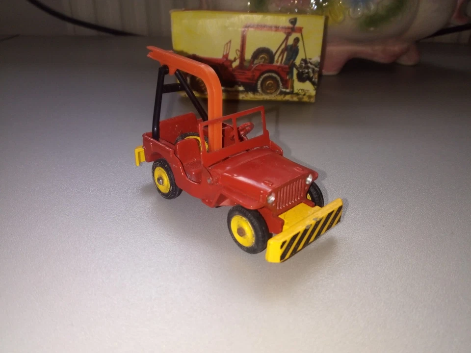 Dinky toys 1412 Jeep de dépannage + Boite d'origine Made in France Meccano - Photo 2/4