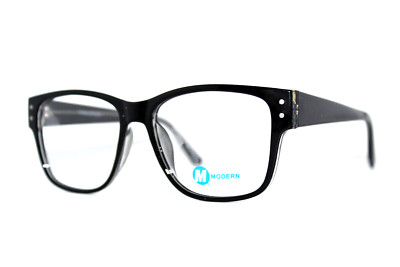 NEW MODERN OPTICAL APPROACH BLACK AUTHENTIC EYEGLASSES FRAMES 52-16-140MM 