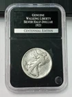 1921 S Walking Liberty Half Dollar, Better, Semi-KEY Date Silver 50C Coin