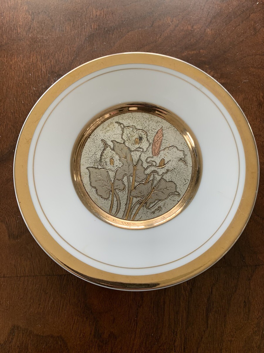 工芸品 CHOKIN ART 24KT LAL Original Japan Chokin Art Collection 24K Gold 6