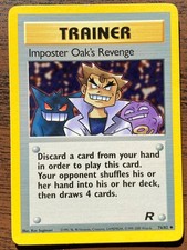 Imposter Oak's Revenge 76/82 Uncommon Team Rocket Pokemon Unlimited VLP on eBay