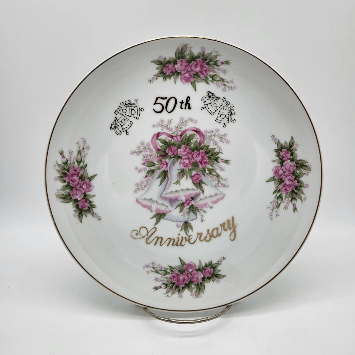 50th Anniversary Plate In Decorative Collector Plates for sale | eBay