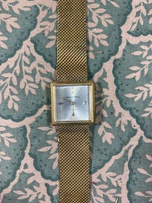 Vintage Germinal Voltaire 17 Jewel Gold Filled Manual Wrist Watch