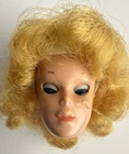 Vintage Barbie Doll 1964 "Miss Barbie" Sleepy Eyes Doll Head ONLY! TLC! READ,