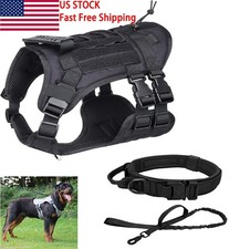 Tactical Dog Harness with Handle No-pull Large Military Dog Vest US Working Dog