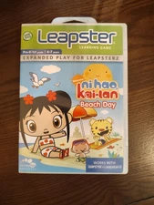 LEAP FROG LEAPSTER 1 & 2 LEARNING GAME Nickelodeon NIHAO KAI-LAN Beach Day NEW