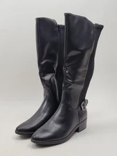 Baretraps McKayla Women’s Heel Knee Low Flat Boots (Wide-Calf) Size 7.5M