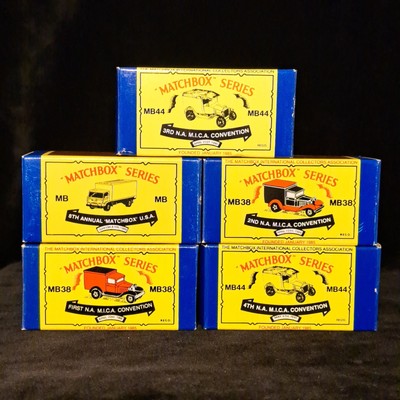 5xMatchbox Superfast North American M.I.C.A Convention Models