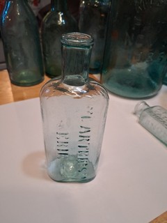 SCARCE 1850'S OPEN PONTIL "CARTER'S" ERIE MEDICINE BOTTLE