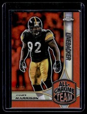 2024 Topps chrome James Harrison All-Chrome Team Orange /25
