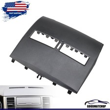 2007-2012 For Nissan Versa Black Front Upper Top Center Dash Air Vent Trim Bezel