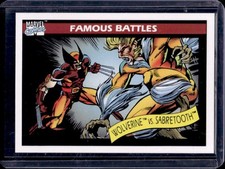 1990 Impel Marvel Universe Wolverine Sabretooth #119