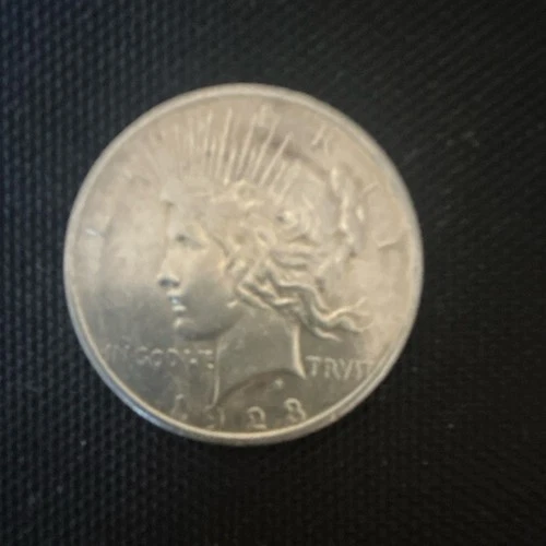 1923  Peace Dollar $1 Silver Coin Circulated Business  Uncertified 0.9 Fine
