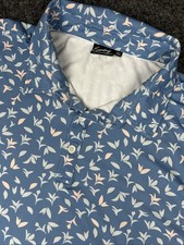 Sunday Swagger Polo Shirt Men  s 3XL AOP Floral Golf Performance