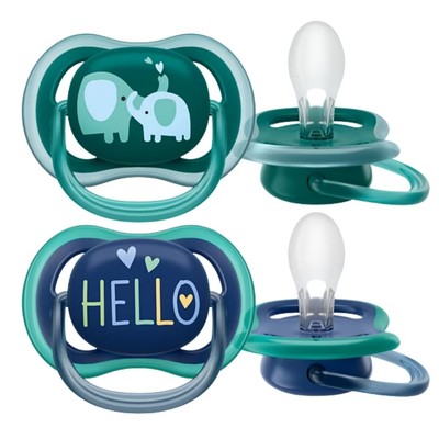 Philips Avent Ultra Air HD Schnuller, 18 m+, Junge, 2 Stück