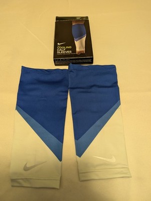 Nike Cooling Running Calf Sleeves Blue/Hasta/Midnight Navy/Silver S/M New in Box