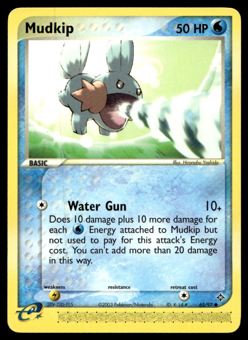 EX-NM Dragon Mudkip Common 65/97 2003 Pokemon TCG