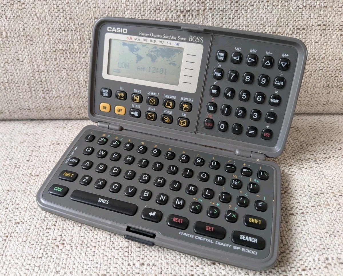 CASIO オーダーエントリーシステム用プリンター &コントローラーBOXセット Casio B.O.S.S. SF-5300B Digital Diary Business Organizer