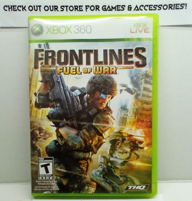 #ad Frontlines: Fuel of War Xbox 360 2008 Complete Tested Working Free Ship $12.35