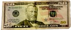 2009 $50 Federal Reserve Note Star Note MA00000150* Ulysses S. Grant — photo 1