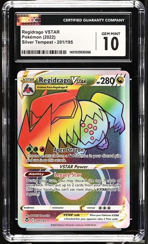 Regidrago VSTAR graded CGC 10 for sale on eBay