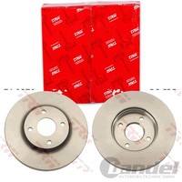 2X TRW Bremsscheiben 278Mm BelÜFtet Vorne Passend FÜR Ford Fiesta | DF6520