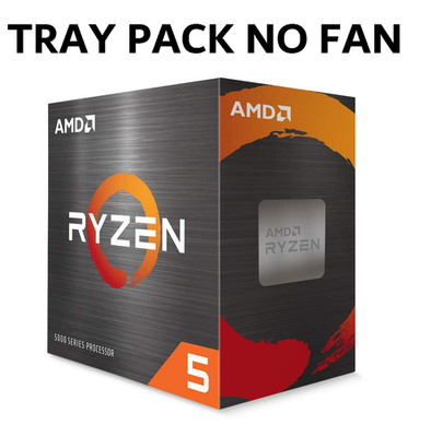 AMD Ryzen 5 3600 'TRAY' 6 Core AM4 CPU 3.6GHz 4MB 65W No Fan Clamshell