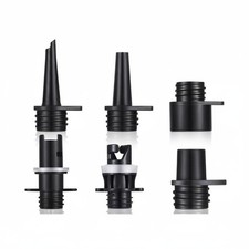 7 Pieces Inflatable Boat Air Valve Adapter Set Long-Lasting PVC for Beach