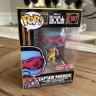 Funko Pop! Vinyl: Marvel - Captain America (Black Light) - (Exclusive) #987