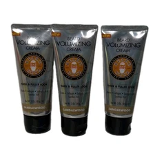 NEW LOT OF 3 Beard Guyz Volumizing Beard Cream Sandalwood 3oz. ea Thick & Fuller