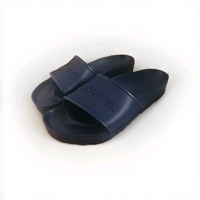 Birkenstock Barbados EVA Slides Sandals Slip On Navy Sz 39  display picture 1